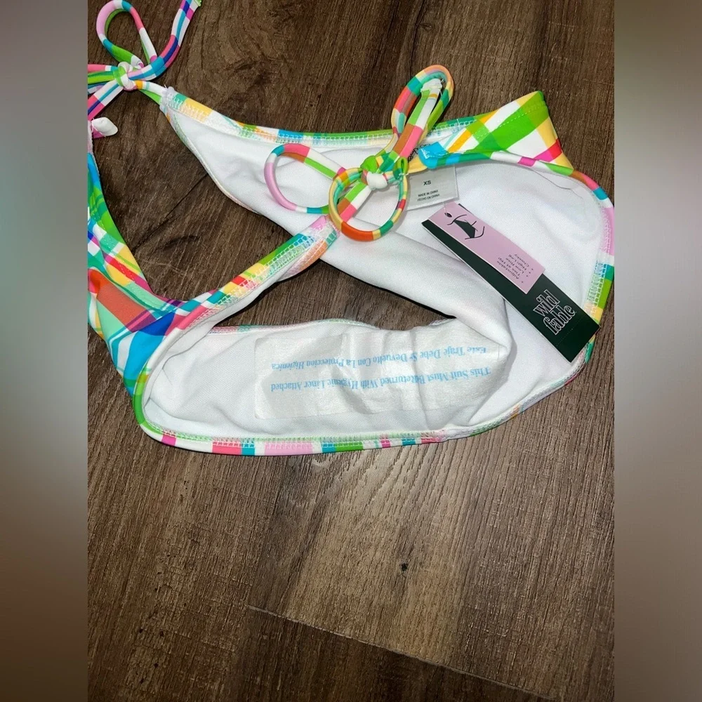 NWT Target Wild Fable Plaid Bikini Bottoms